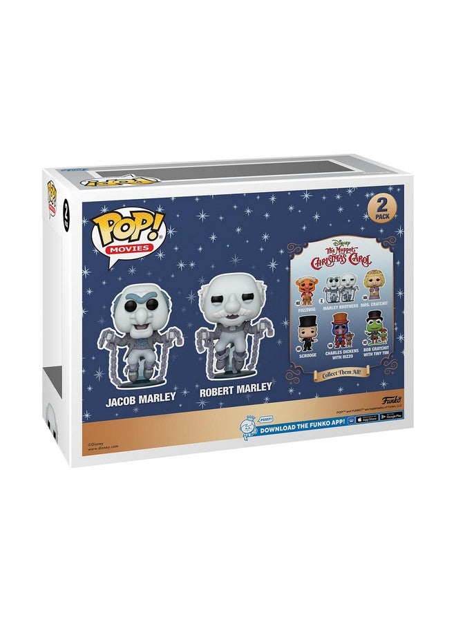 Funko Pop! Movies: The Muppet Christmas Carol - Statler and Waldorf as The Marley Brothers, 2-Pack - Image 3