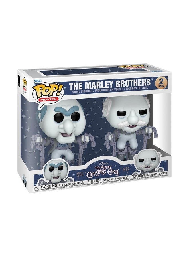 Funko Pop! Movies: The Muppet Christmas Carol - Statler and Waldorf as The Marley Brothers, 2-Pack - Image 1