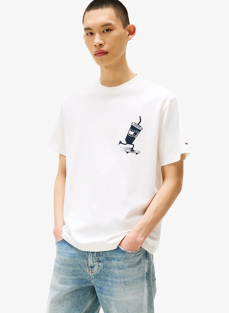 TOMMY JEANS Skater Regular Fit Crew Neck T-Shirt