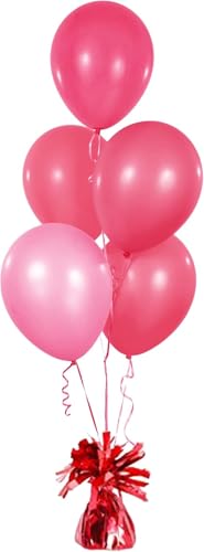 Chochkees Red 6Pack Metallic Balloon Weights Birthday Party Favors Novelty and Gag Gifts 55 Inches 6Pack Red - Image 5