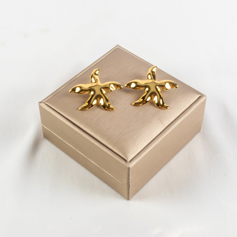 Golden Stainless Steel Earring