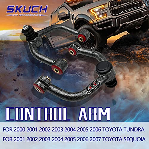 SKUCH 4X4 ACCESSORIES 2-4" Lift Front Upper Control Arms for 2000-2006 Toyota Tundra & 2001-2007 Toyota Sequoia – Strong & Reliable Suspension with PU Bushings - Image 2