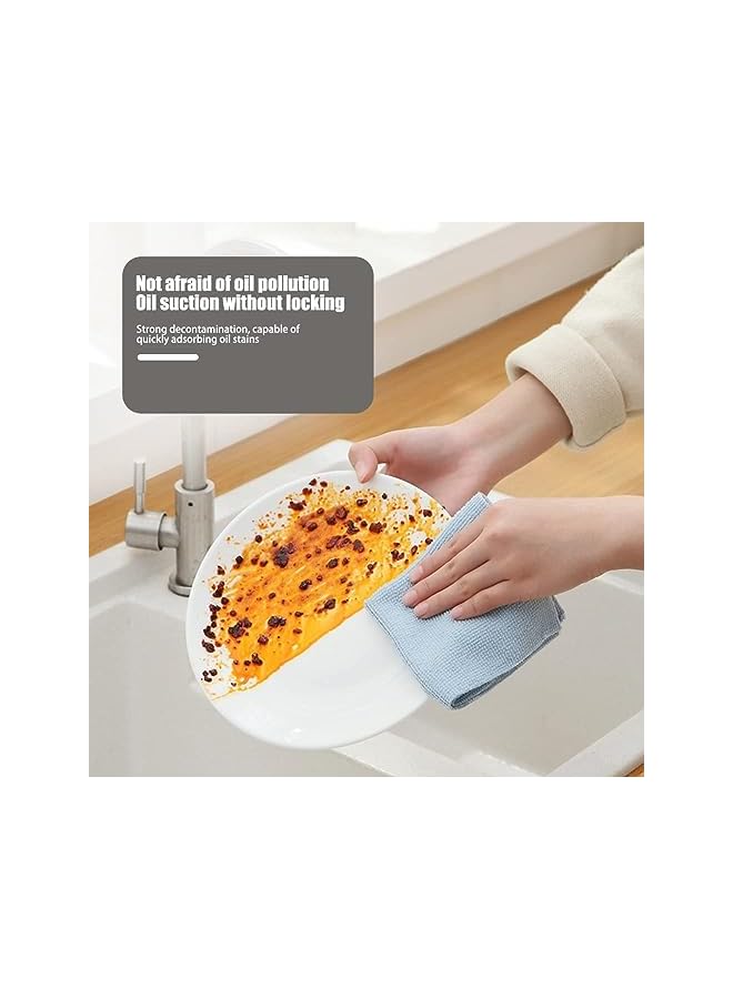 promass Reusable Microfiber Cleaning Cloths Roll, Washable and Absorbent Microfiber Towels for Kitchen, Dish, Window, and Car Cleaning, Multi-Purpose Towels in a Box, 15 or 20PCS Grey - Image 5