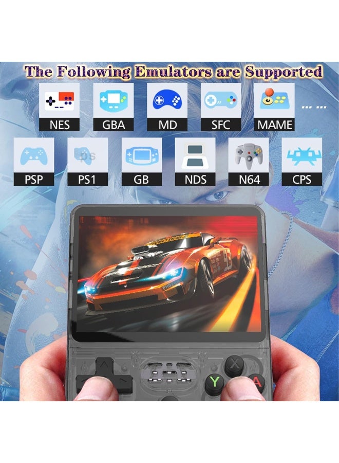 ELTRAZONE R36S Retro Handheld Game Console with 3.5 Inch IPS Display, 20,000+ Classic Retro Games, XXGB TF Card Storage, Portable Emulator Gaming Player with HD 640x480 Resolution and Long Battery Life - Image 3