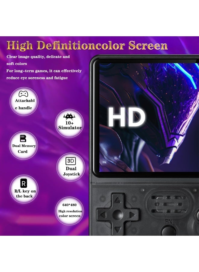 ELTRAZONE R36S Retro Handheld Game Console with 3.5 Inch IPS Display, 20,000+ Classic Retro Games, XXGB TF Card Storage, Portable Emulator Gaming Player with HD 640x480 Resolution and Long Battery Life - Image 2
