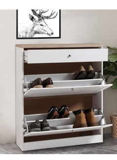 Y&D Upgrade Stainless Steel Hinges 3 Layer Fan Shape Design for Easy Access and Durability Perfect Kitchen Living Room Shoe Storage Cabinets Includes Hardware Grey  - Image 4