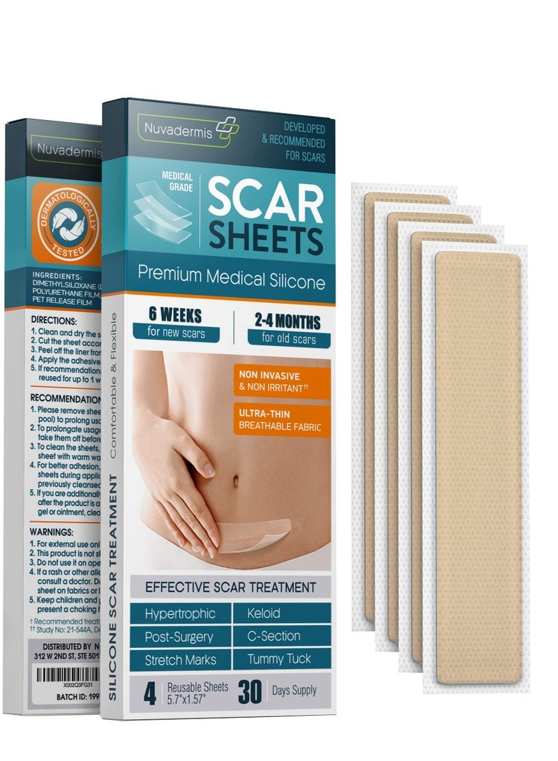 Nuvadermis Silicone Scar Sheets - Image 1