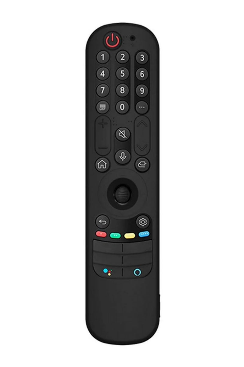 Universal LG Magic Remote Control Case Compatible with AN-MR21GC AN-MR21GA AN-MR21N Anti Shock Anti Slip Protective Silicone Sleeve Cover in Black - Image 1