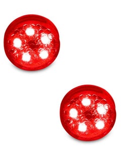 2pcs 5 LED Wireless Car Open Door Warning Sensor Light Anti-collision Strobe Flashing Bulb Auto Indicator Lights Parking Lamp