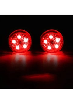 Generic 2pcs 5 LED Wireless Car Open Door Warning Sensor Light Anti-collision Strobe Flashing Bulb Auto Indicator Lights Parking Lamp  - Image 3