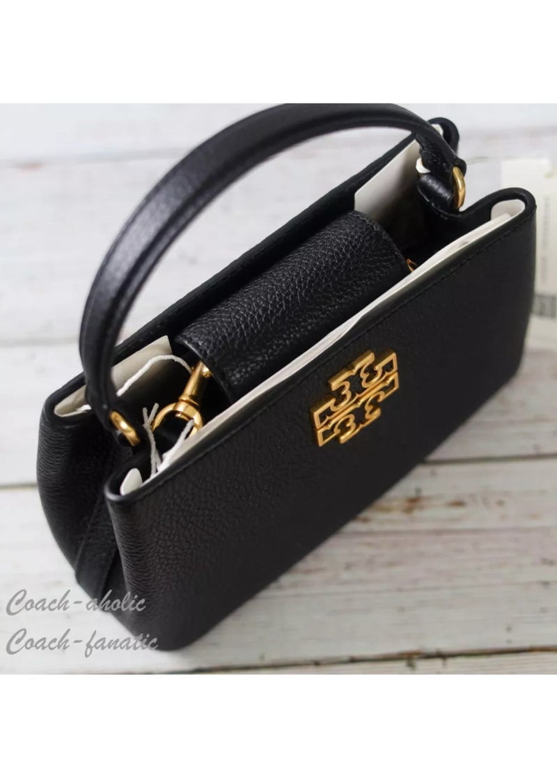 Burch Tory Burch Leather Women's Micro Satchel Bag - Image 4