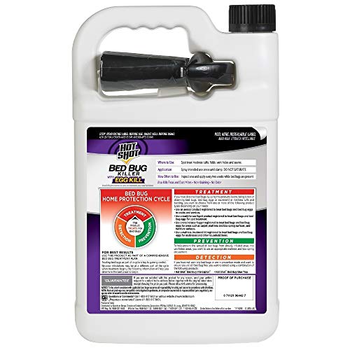 Hot Shot Ready-to-Use Bed Bug Killer Spray, Kills Bed Bugs and Bug Eggs Indoors, Kills Fleas and Dust Mites, Non-Staining, 1 Gallon - Image 3