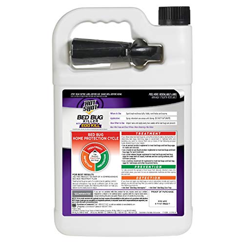 Hot Shot Ready-to-Use Bed Bug Killer Spray, Kills Bed Bugs and Bug Eggs Indoors, Kills Fleas and Dust Mites, Non-Staining, 1 Gallon - Image 2