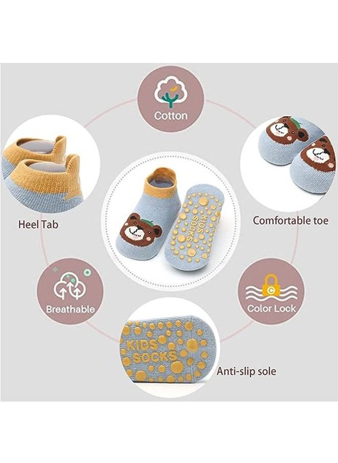 5-Pair Baby Cotton Non-Slip Animal Print Socks - pzsku/ZF60E62EAFC28CE009027Z/45/_/1691830149/bfdef4e6-38a8-427b-bcbf-4de52c899280