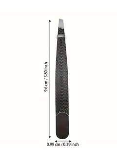 ORiTi PrecisionTweezer Hair Plucker for Women Slant Tip Easy Hair and Eyebrow Grooming Black  - Image 5