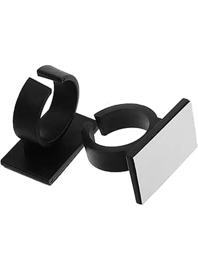 2Pcs Adhesive Microphone Clip Car Mount Clip for Stand Mic Professional Media - Image 1