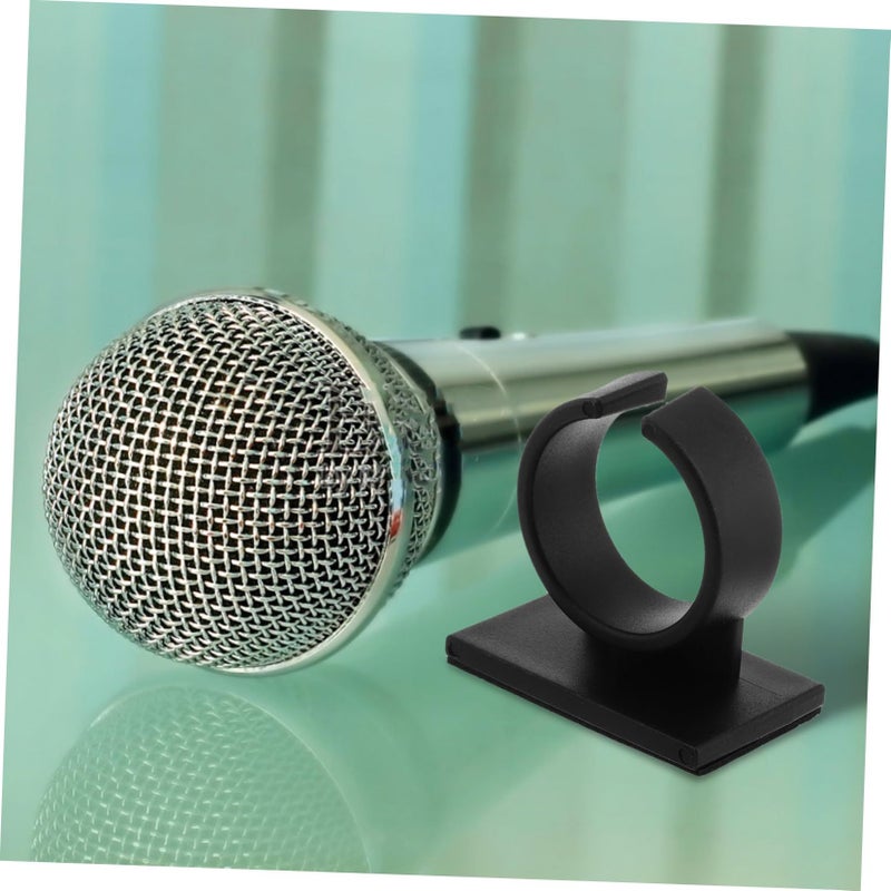 2Pcs Adhesive Microphone Clip Car Mount Clip for Stand Mic Professional Media - Image 5