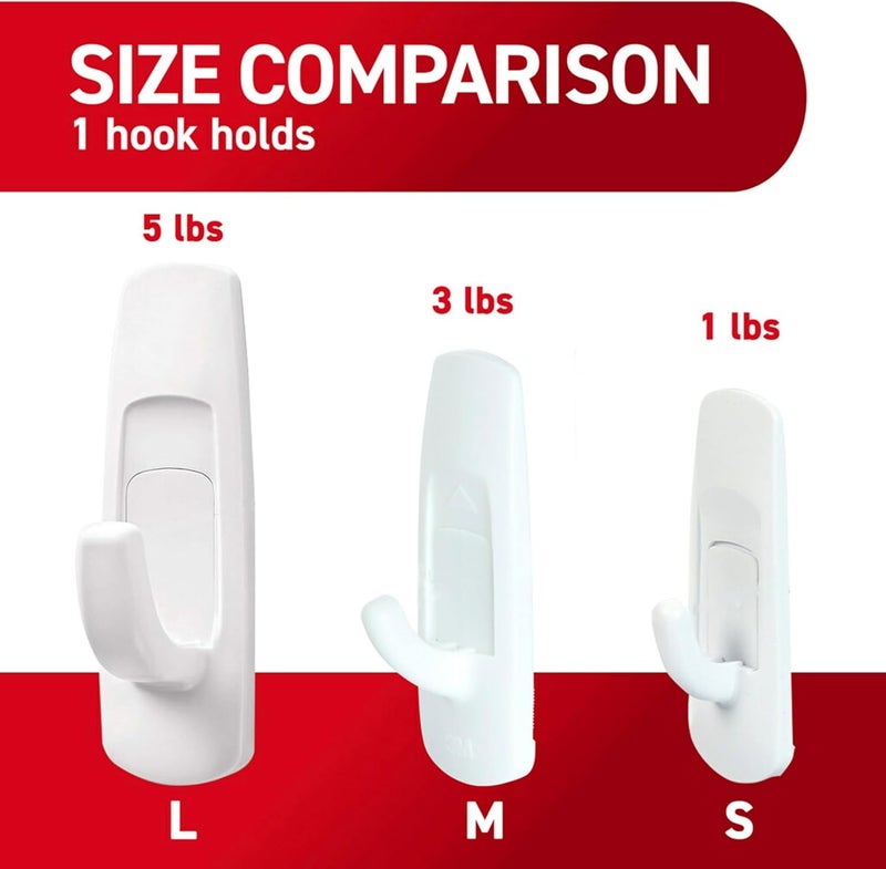 Command Large Utility Hooks, 14-Hooks, 24-Strips, Organize Damage-Free - Image 5