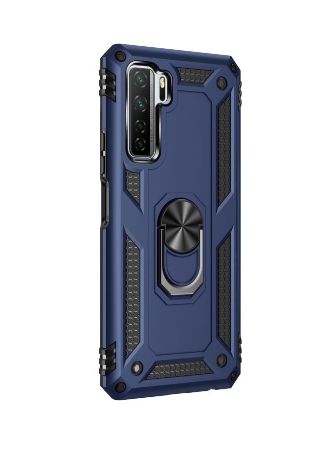 HuHa HuHa Case Cover Compatible For Huawei P40 Lite 5G Shockproof TPU + PC Protective Case with 360 Degree Rotating Holder Black - Image 2