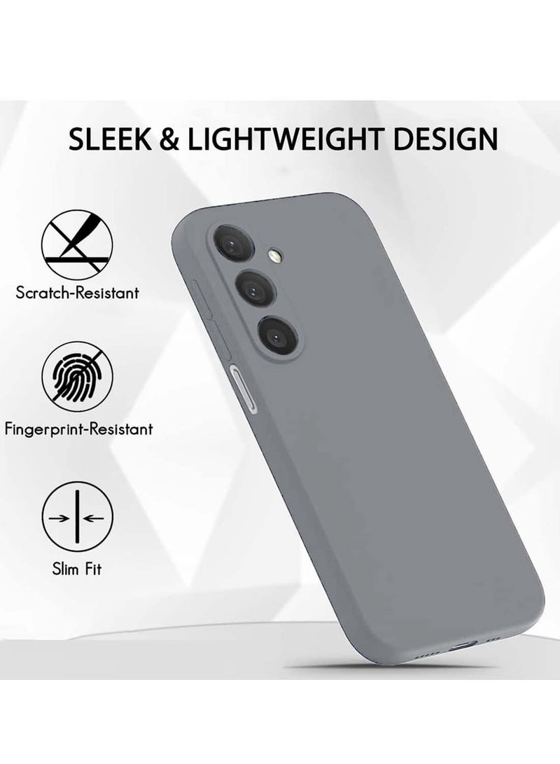 Wtech Samsung Galaxy A16 5G 2024 Premium Liquid Silicone Case Cover - Grey - Image 5