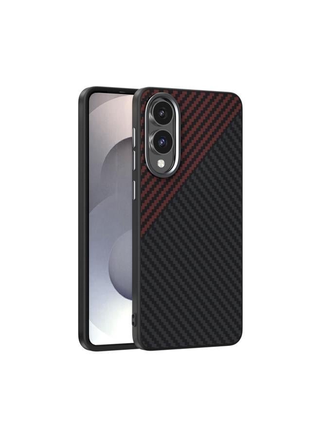 The Bros Case For Samsung Galaxy S25 Edge 5G ABEEL C Carbon Fiber Series 6D Micro Relief MagSafe Phone Case