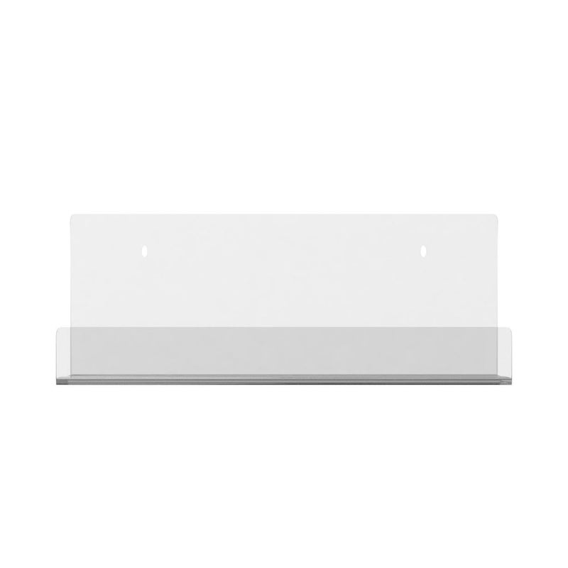 Cq acrylic 4 Pcak Clear Acrylic Shelves for Bedroom,Room,15 Inch Bathroom Wall Shelf & Organizer,Invisible Floating Shelves & Wall Storage for Collectibles Perfume Shelf,Record,Funko Pop,Lego Display,Bookshelf - Image 4