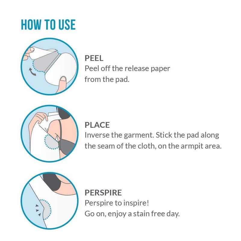 Asjar Disposable Underarm Sweat Pads (Combo Pack of 10) - Image 5