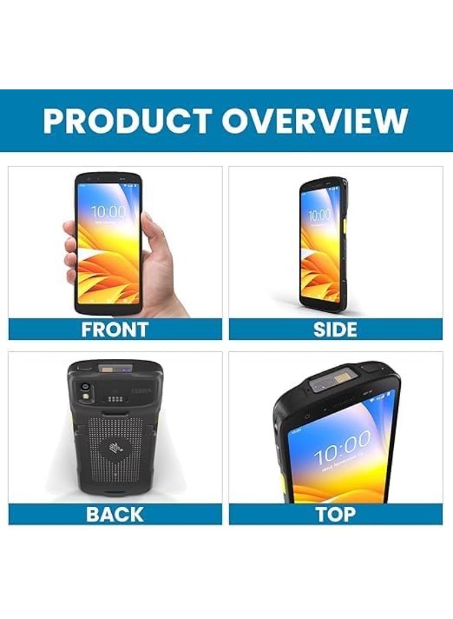 Zebra TC22 Mobile Computer, WLAN, WIFI 6, SE4710, 6inch DISPLAY, 6GB/64GB, 16MP RFC, 5MP FFC, 2-PIN BACK I/O, STANDARD BATTERY, NFC, BT, USB-C, GMS, ROW - Image 3
