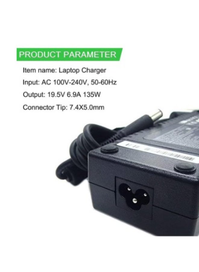 Terabyte 19.5V 6.9A 135W 7.4X5.0mm Replacement Power Adapter Charger for HP Compaq All-In-One 8200 8000 DC7800 DC7900 HSTNN-LA01-E - Image 3