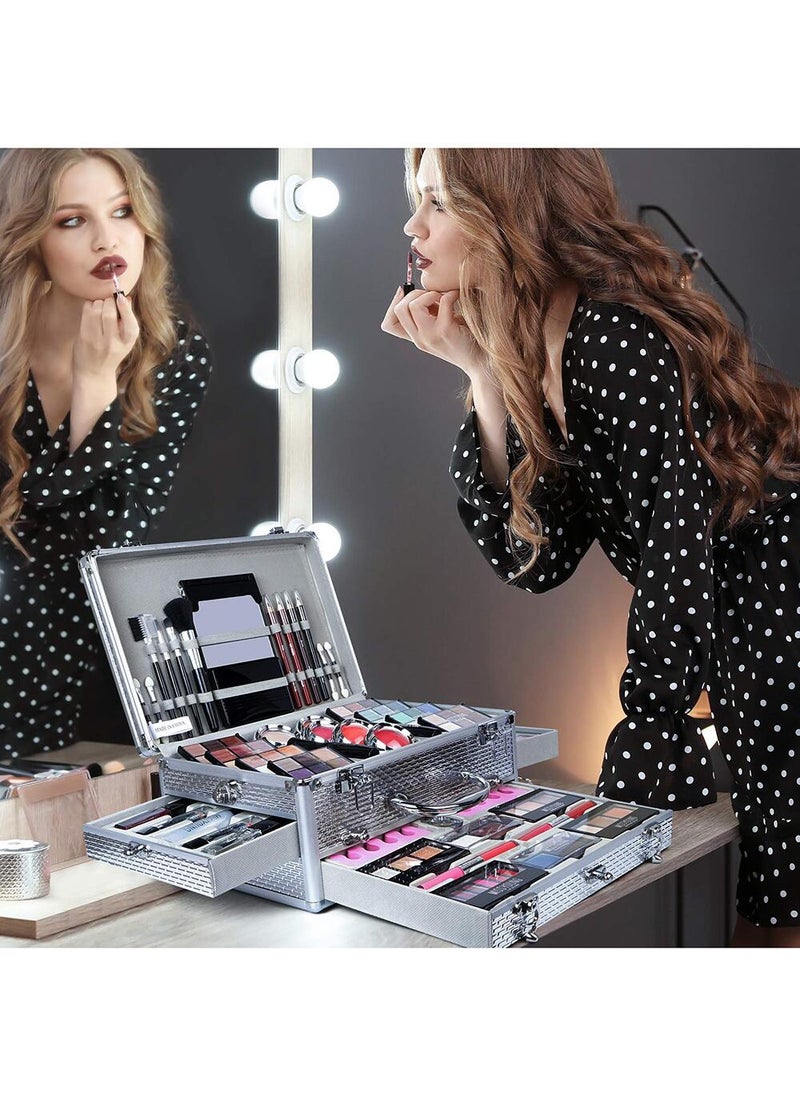 Missyoung - Professional Multifunctional Makeup Kit 106pcs Makeup Tools Eyeshadow Lipstick Mascara Lip Liner Makeup Brush Makeup Artist Makeup Box For Women Full Kit - Image 1