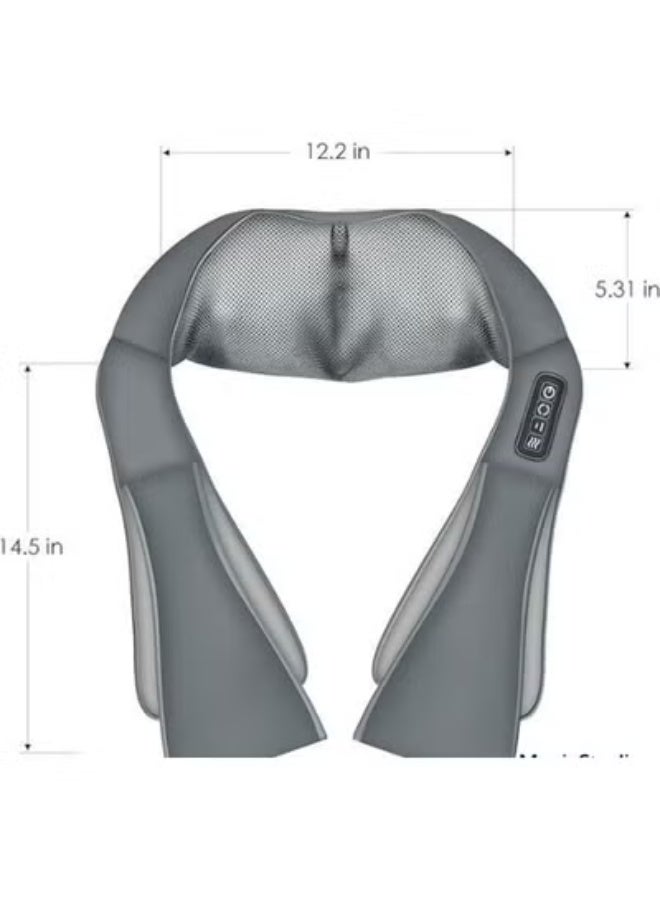 Shiatsu Neck and Shoulder Massager – Electric Back Massage Pillow with Heat – Deep Tissue Kneading for Neck, Back, Foot & Body – Professional Pain Relief - Image 2