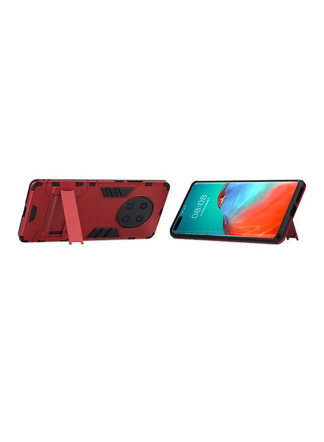 NIBEMINENT Protective Case For Huawei Mate 40 Pro Red/Black - Image 2