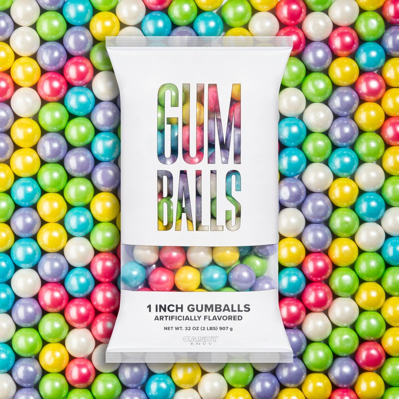 Candy Envy  Shimmer Spring Gumballs  1 Inch  Approximately 113 Gumballs Per 2lb Bag  Bulk Pastel Candy  North American Made  Kosher Certified - Image 3