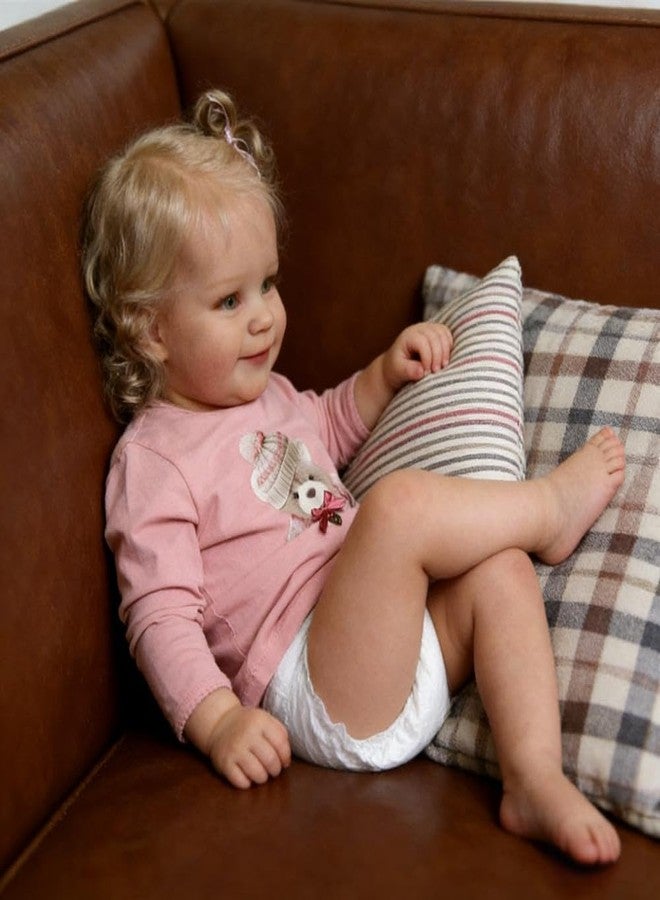 Zero Pam 20 Inch Realistic Baby Dolls Girl Toddler,Lifelike Full Soft Vinyl Body Reborn Baby Dolls with Blonde Hair That Look Real Cute Newborn Babies Doll with Feeding Toy for Kids Age 3+ - Image 4