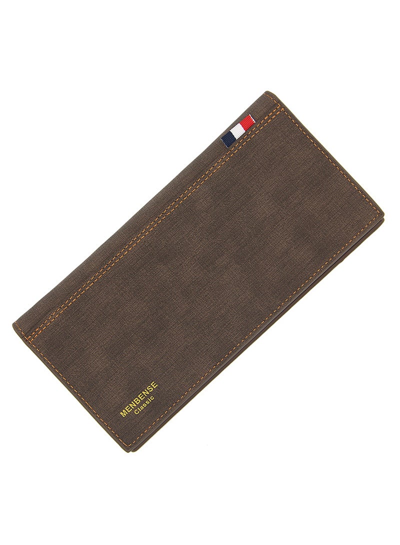 MenBense Multi Functional Men's Large Capacity Long Wallet 19 * 9.5 *1.5CM - Image 1