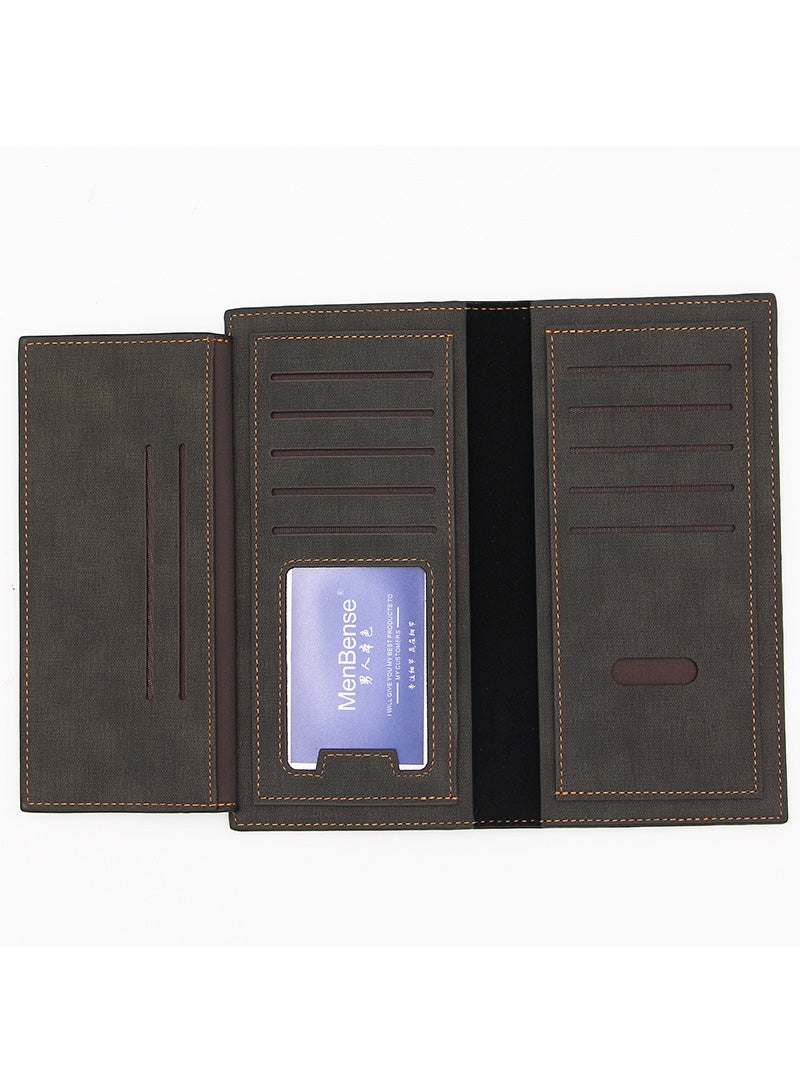 MenBense Multi Functional Men's Large Capacity Long Wallet 19 * 9.5 *1.5CM - Image 4