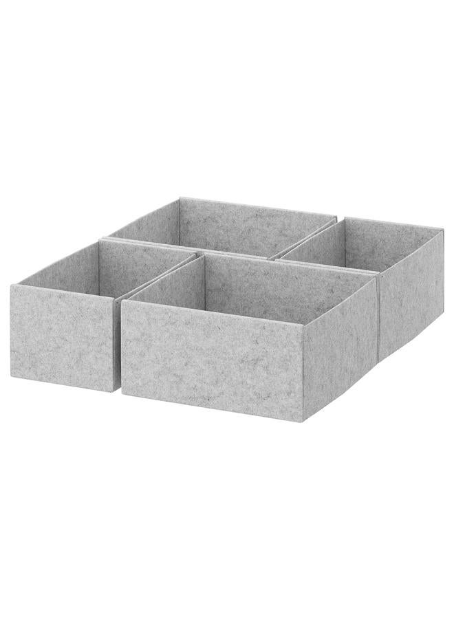 erorex Box, Set Of 4, Light Grey, 40X54 Cm - Image 1