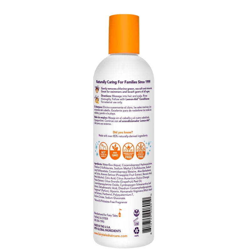 Fairy Tales Swim Shampoo for Kids - 12 oz | Made with Natural Ingredients in the USA | Chlorine Removal Swimmer Shampoo for Kids | No Parabens, Sulfates, or Synthetic dyes - Image 2