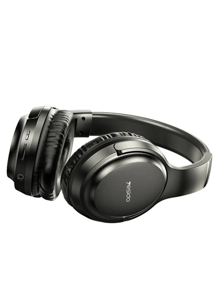 Yesido Yesido EP04 Wireless Headphones Foldable Earphones BT5.3 HD HIFI with Type-C - Black  - Image 2