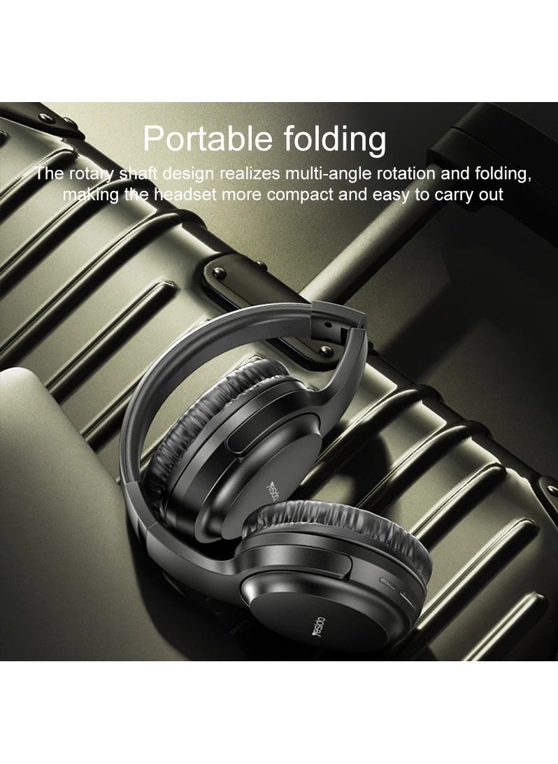 Yesido Yesido EP04 Wireless Headphones Foldable Earphones BT5.3 HD HIFI with Type-C - Black  - Image 3