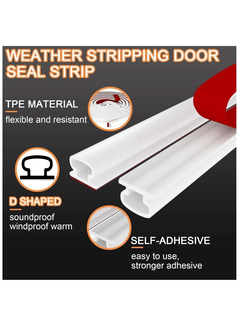Anmi 6m Self-adhesive  Seal Strip for Windows, Door Rubber Weather Seal Strip - Image 3