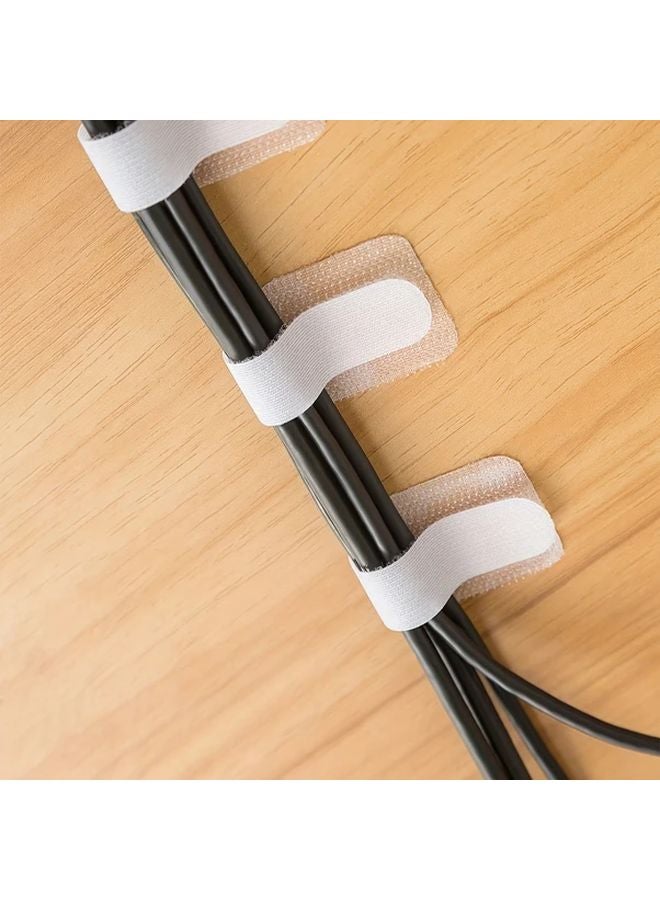 10 Pieces Black Reusable Cable Ties Cord Management Kit For Home Office - Image 2