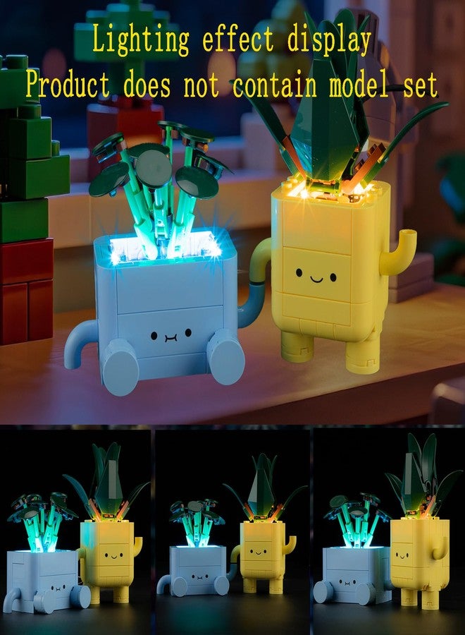 GEAMENT LED Light Kit Compatible with Lego Happy Plants Building Blocks Model - Lighting Set for Botanical Collection 10349 (Model Set Not Included) - Image 4