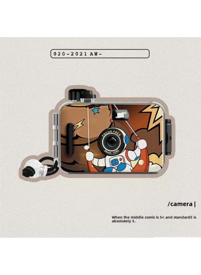 Generic The Birthday Girl Student Who Is Going To Take Heart Of The Shooting Camera Film Is Getting Started With Cheap Photos Wholesale.-Color:Astronaut (series 1) Gift Box Packaging - Camera + 12 Film + Gifts + Gifts + Gifts  - Image 1