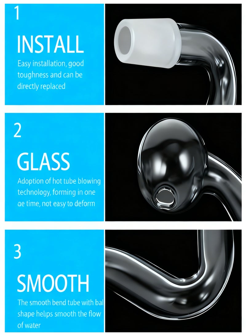 4 Pack Water Inlet Outlet Filter Tube for Fountain 14mm