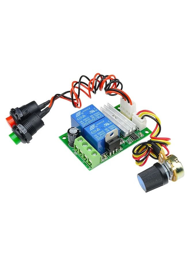 2Pcs PWM DC Motor Speed Controller Module 6V 12V 24V With Reverse Switch - Image 3