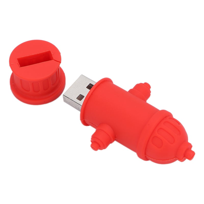 Cute USB Flash Drive Cartoon Fire Hydrant Shape - Plug And Play Portable Data Storage for Home Office Travel Birthday Christmas Gifts - Image 1