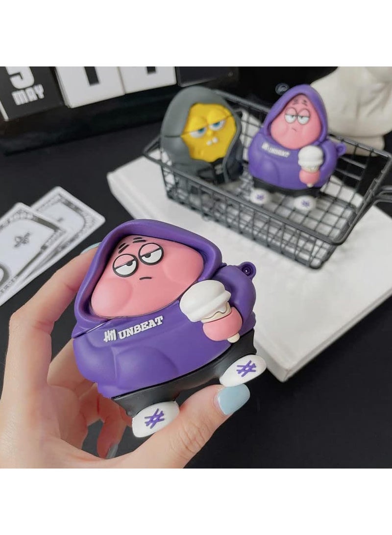 Case Soft Silicone Shockproof Cover for Apple Airpods 3 New 3D Cute Cartoon Creative Fun Case Skin with Keychain Design - Image 2