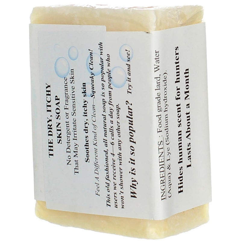 ldreamam Grandma's Pure Lye Soap Bar - 6.0 oz Unscented Face & Body Wash Cleans with No Detergens, Dyes & Fragrances - 60018 (4 Pack) - Image 2