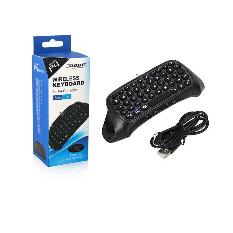 PS4 Wireless Bluetooth Controller Keyboard Black